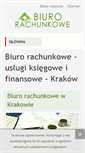 Mobile Screenshot of biurorachunkowekrakow.org