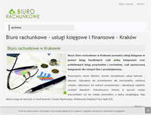 Tablet Screenshot of biurorachunkowekrakow.org